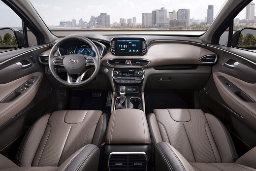 יונדאי סנטה פה 2018 - דשבורד יונדאי סנטה פה 2018 - דשבורד